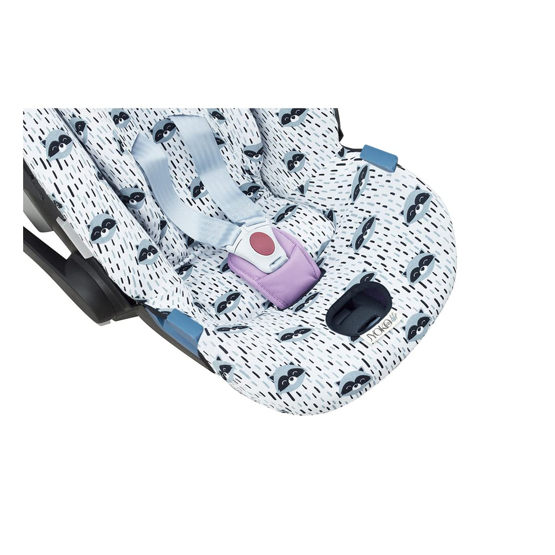 JYOKO Kids Bezug für Autositz kompatibel mit Cybex Aton Cloud- Q-M-2-4-5, aus Baumwolle (Aton 4, Rac