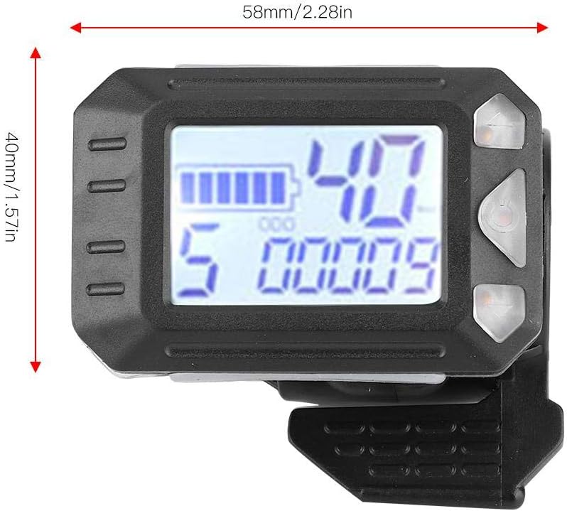MAGT Elektroroller Brushless Motor Controller Kit, Wasserdichtes LCD Display Bürstenlose Controller