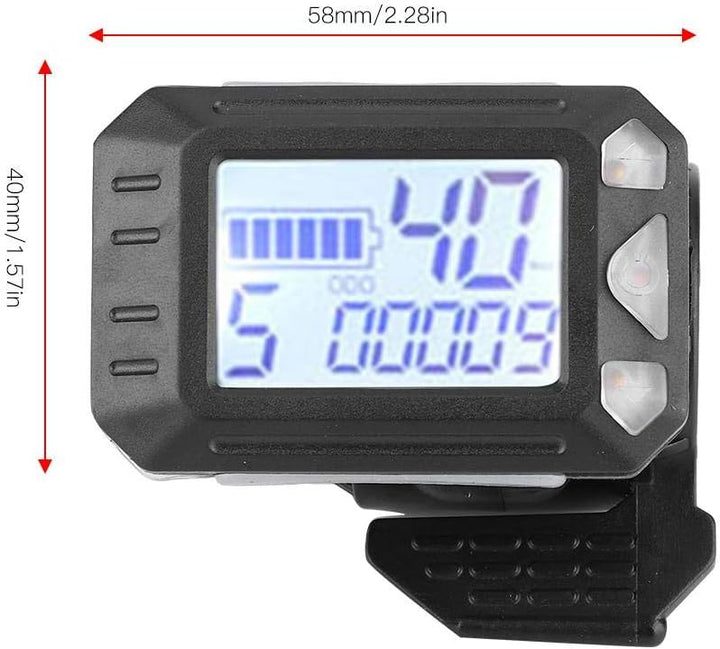 MAGT Elektroroller Brushless Motor Controller Kit, Wasserdichtes LCD Display Bürstenlose Controller