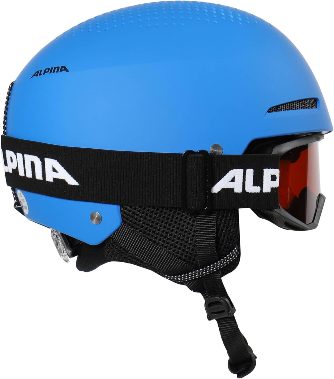 ALPINA ZUPO SET (+PINEY) - Hochwertiges, Sicheres & Robustes Set aus Skibrille & Skihelm Für Erwachs
