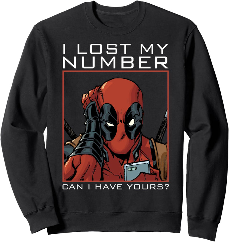 Marvel Deadpool I Lost My Number Can I Have Yours Sweatshirt