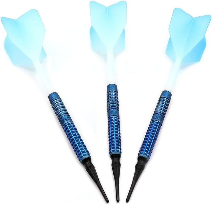 CUESOUL Soft Tip 90% Tungsten Dart Set mit Ölfarbe Finish und ROST Flights 20g blauer cocktail, 20g