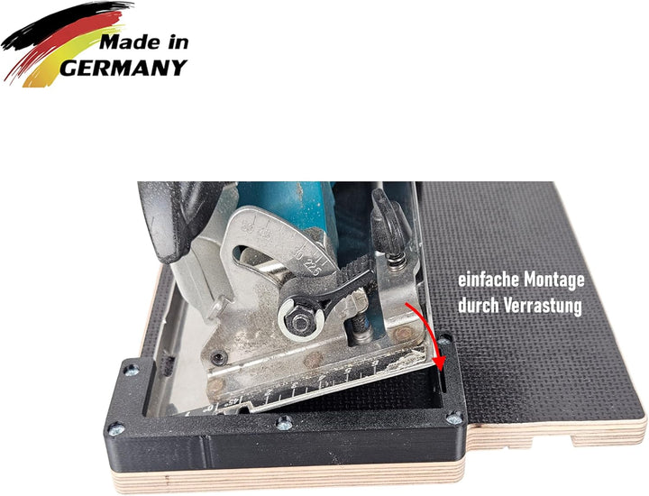 Führungsschienenadapter kompatibel mit Makita DSS501Z für Makita-Schiene und weitere Marken-Führungs