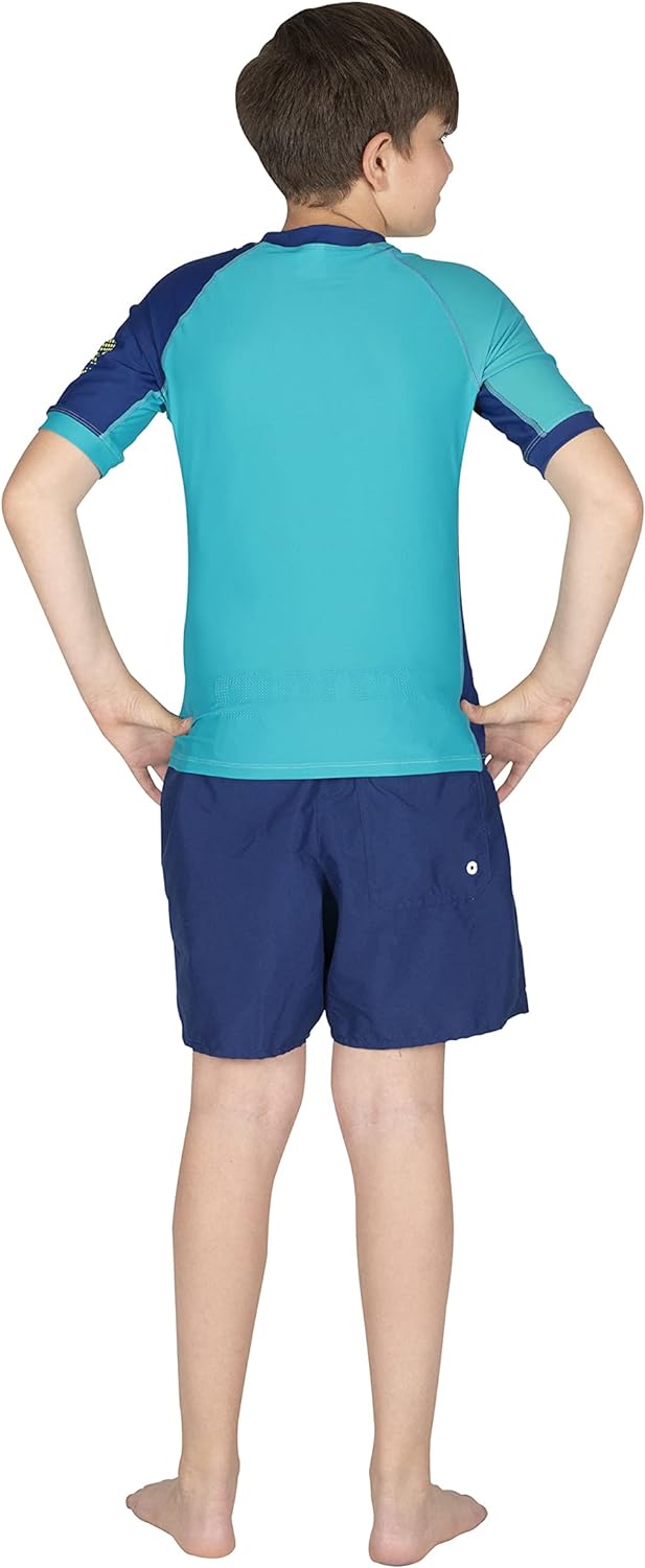 Mares Seaside Rashguard Shield Youth, schützendes Kurzarmhemd für Jugendliche zwischen 8 und 13 Jahr