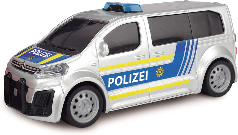 Dickie Toys Police Chase, Polizeiauto, Spielzeugauto, Helikopter, Spielset, 3er Set mit Licht & Soun