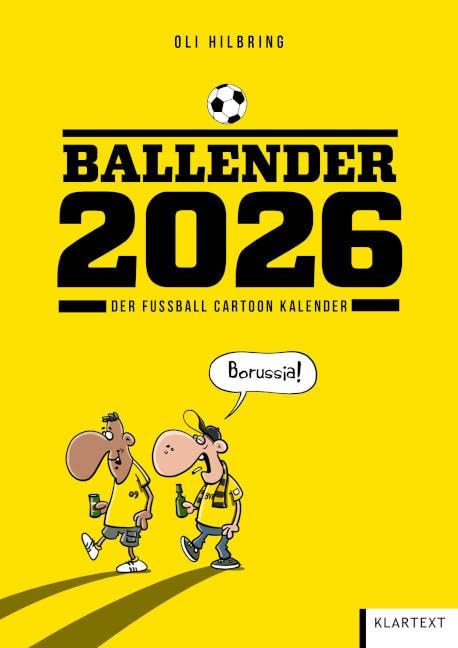 Ballender BVB 2026: Der Fussball-Cartoon-Kalender, Kalender