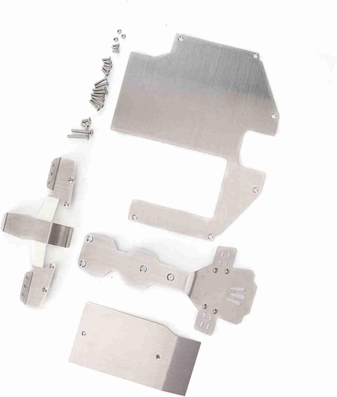 Udr Traxxas Udr Teile 304 Edelstahl Edelstahl Body Armor Front Chassis Heckschutz Set für Traxxas 1