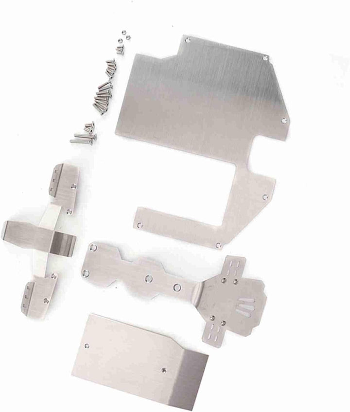 Udr Traxxas Udr Teile 304 Edelstahl Edelstahl Body Armor Front Chassis Heckschutz Set für Traxxas 1