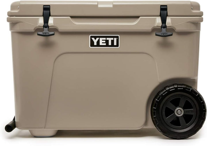 YETI Tundra Haul Tragbarer Kühler mit Rädern Hellbraun, Hellbraun
