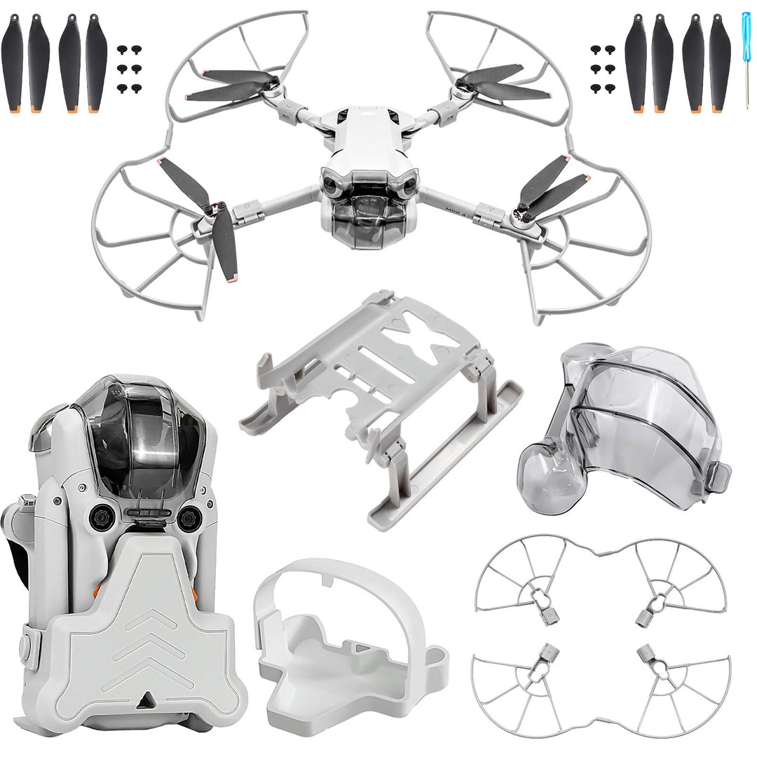 Mini 4 Pro Zubehör Kit Propeller Propellerschutz Landefüsse Erweiterte Fahrwerk Landegestell Propell