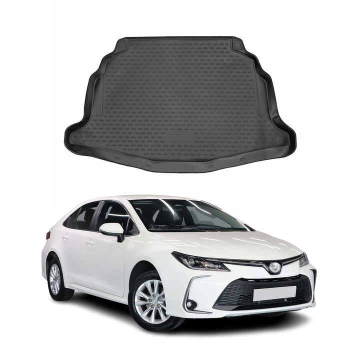 OMAC Kofferraumwanne kompatibel mit Toyota Corolla Schrägheck E210 2019-2026 Untere Gummi TPE Coroll