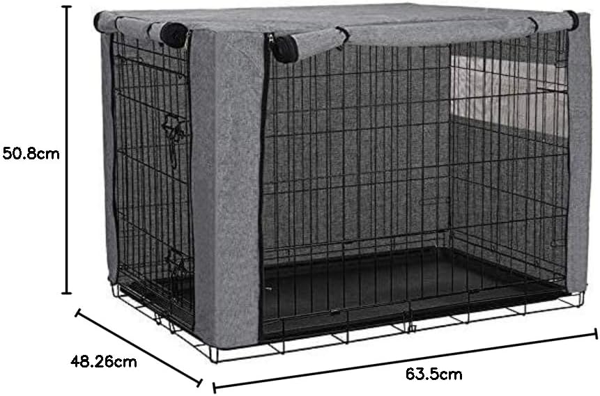 chengsan Hundekäfigabdeckung, Hundekaefig Abdeckung, Hundebox Abdeckung, langlebig, Winddicht, Abdec