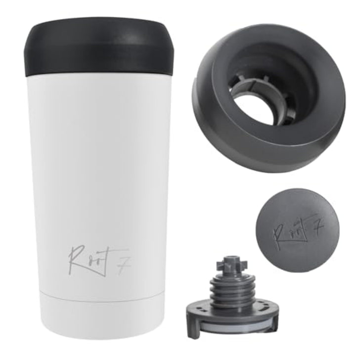 Root7 - Coffee Thermobecher 360ml Auslaufsicher - Isolierbecher Tee Becher, Termokaffeebecher To Go,