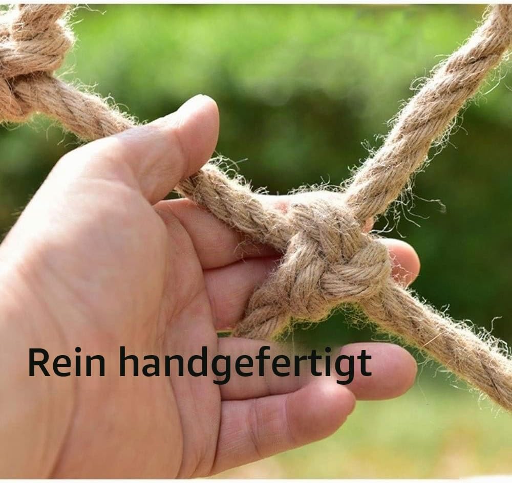 Dekoratives Seilnetz für Drinnen oder Draussen, Sicherheit Schutzhanfseil Net - Kinderbalkongeländer