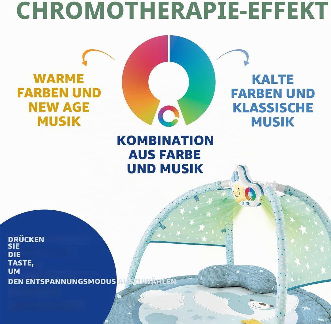 Chicco Enjoy Colours 3in1 Spielmatte, Multifunktionsspielbogen für Neugeborene mit Baby Aktivitätend