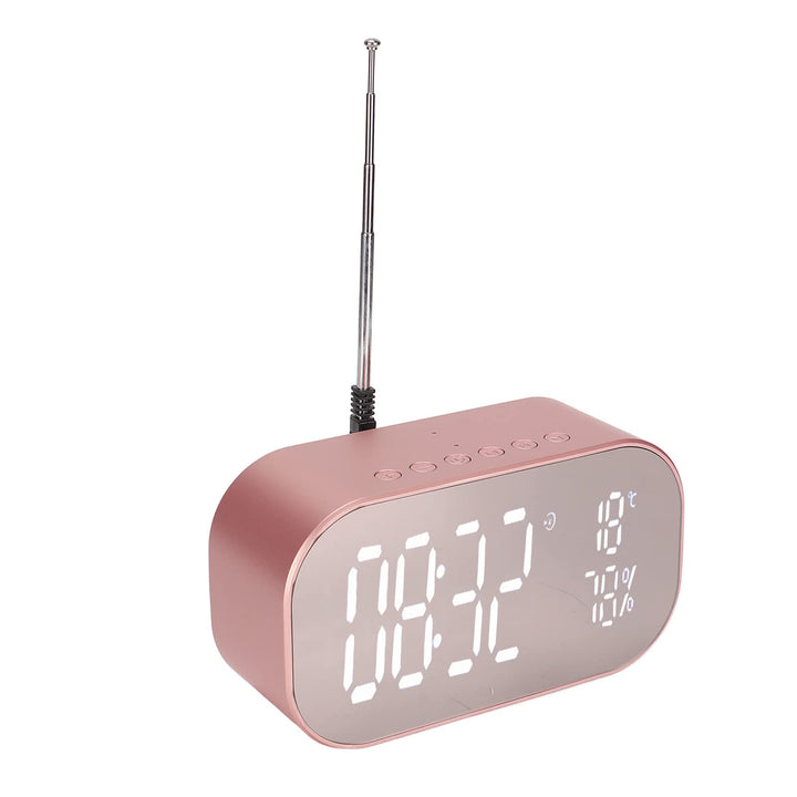 Bewinner Radiowecker, Multifunktions-UKW-Digitalradiowecker mit Bluetooth-Lautsprecher, Desktop-Weck