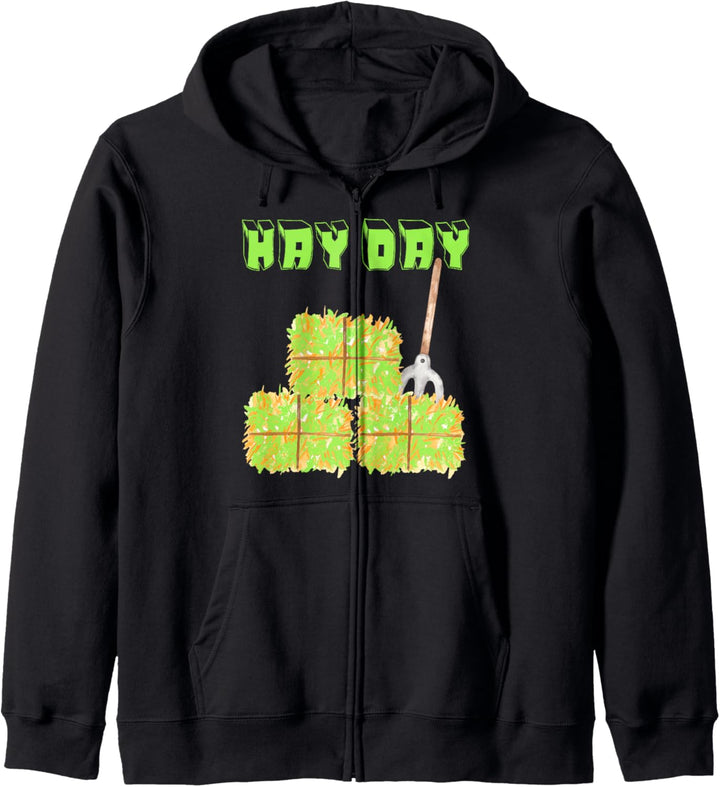 Cooles und lustiges Hayday Design – Heuernte Hay Day Heuen Kapuzenjacke