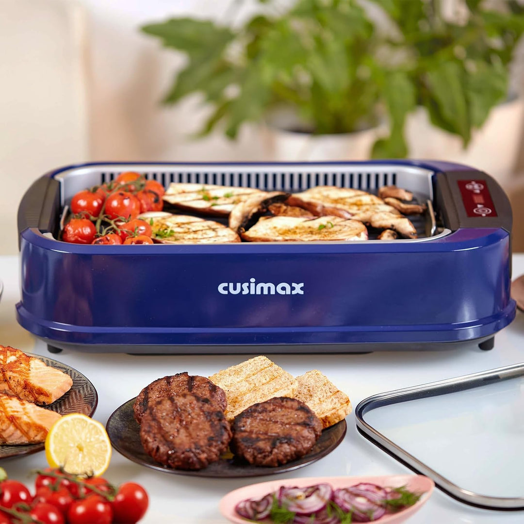 CUSIMAX Steak Grill | 1500W Tischgrill Elektrisch | BBQ-Grill für drinnen und draussen | Elektrogril