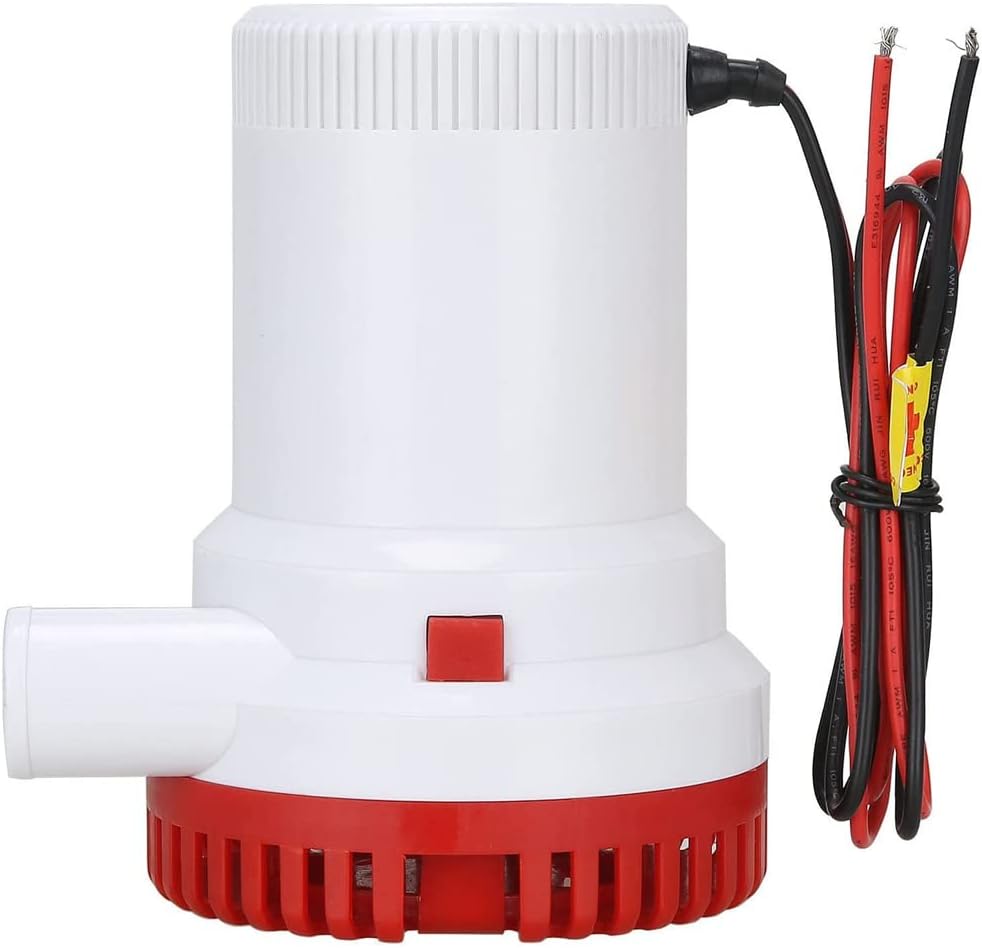 ZONADAH 12-V-Tauch-Bilgenwasserpumpe, 2000 GPH, 29 mm, elektrisches Pumpen von Süss- oder Meerwasser