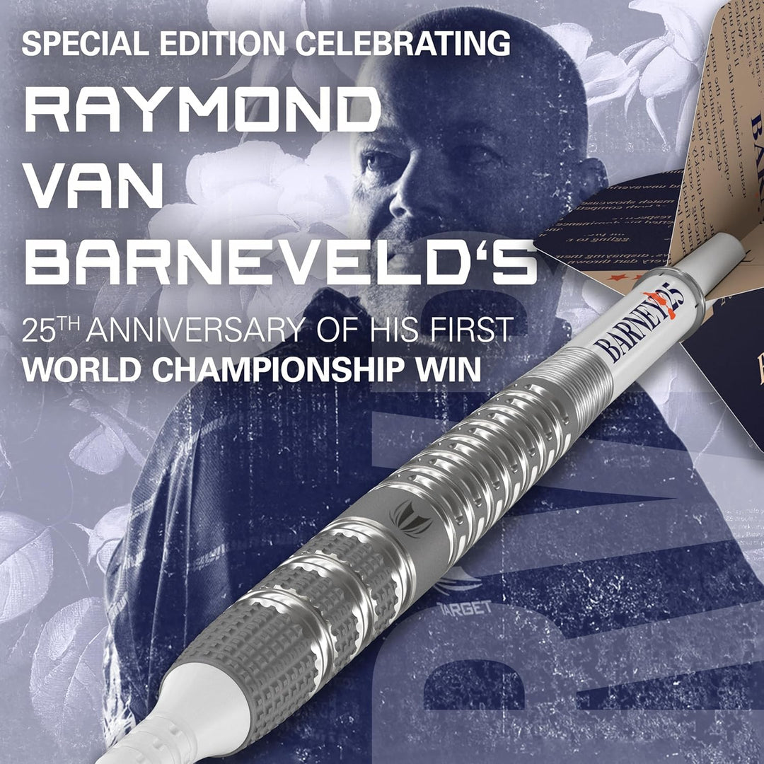 Target Darts Raymond Van Barneveld RVB 25 Year Edition 95% Wolfram Soft Tip Darts Set 18G, 18G