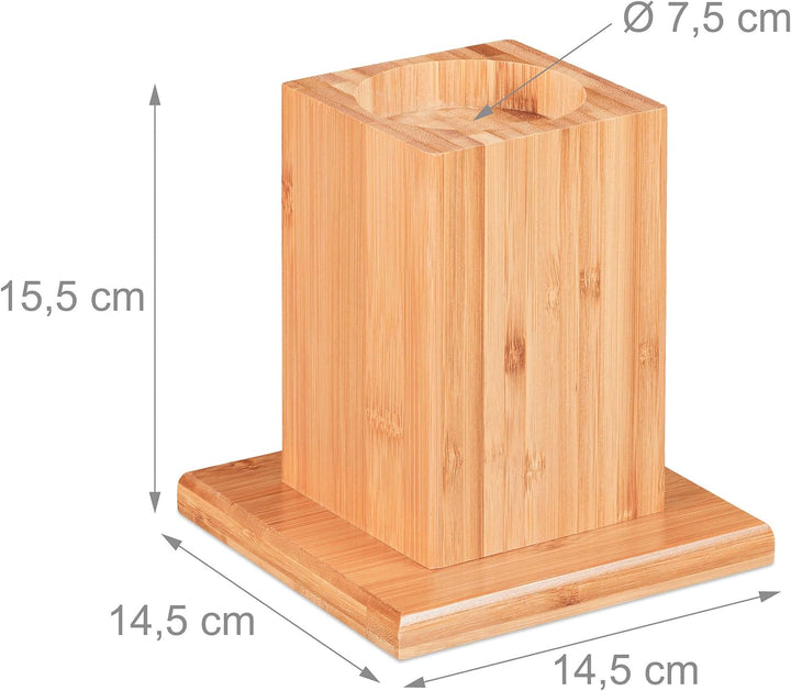 Relaxdays Möbelerhöher 4er Set, Erhöhung um 14 cm, für Tische, Betten und andere Möbel, HxBxT 15, 5x