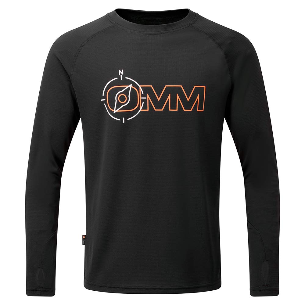 OMM Original Mountain Marathon Herren Bearing Langarmshirt M Schwarz, M Schwarz