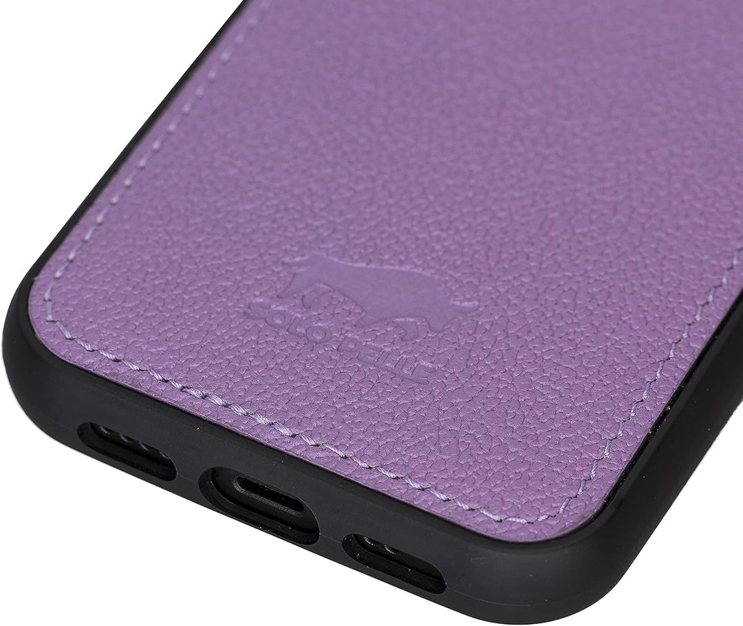 Solo Pelle Lederhülle für das iPhone 12 Mini in 5.4 Zoll Stanford Case Leder Hülle Ledertasche Backc
