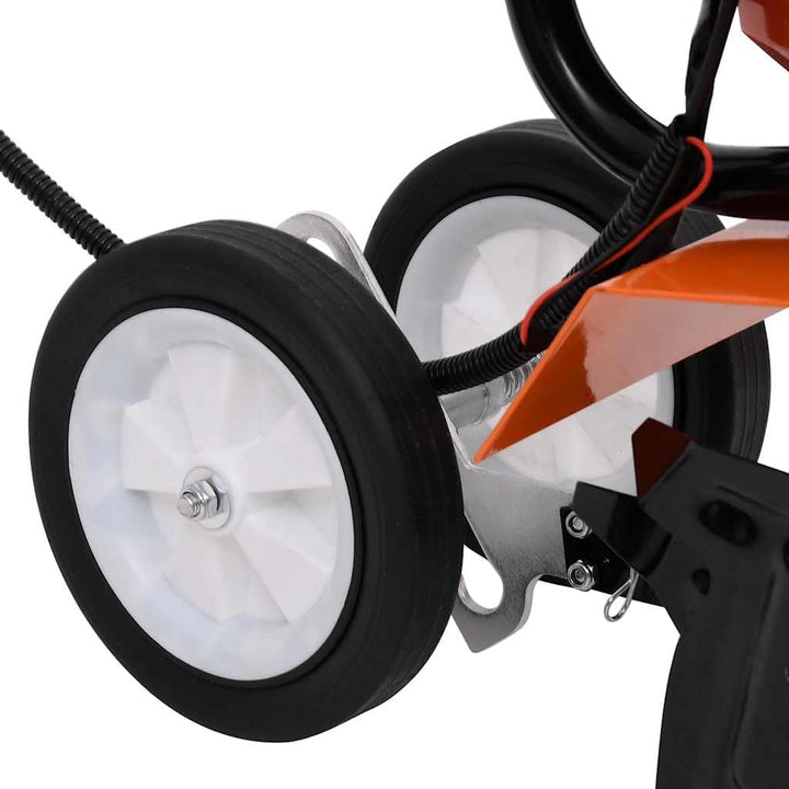 Benzinfräse 52 cc Gartenfräse Bodenbearbeitungsmaschine mit einstellbarer Arbeitstiefe und 16 Stahlk