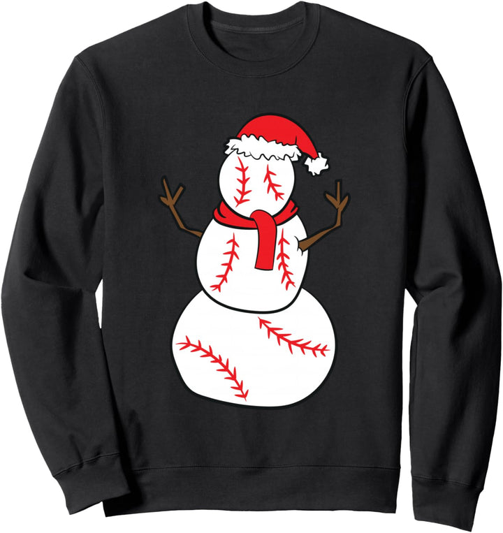 Weihnachtsgeschenk Baseball Spieler Kinder Weihnachts Sweatshirt
