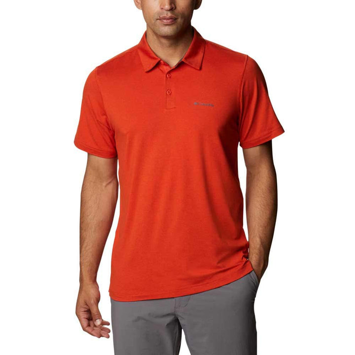 Columbia Poloshirt Herren, Tech Trail Bonfire M, Bonfire M