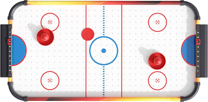 Carromco Airhockey Tisch Speedy-XT, Tischauflage Hockey Tischaufsatz zum leichten Transport -mit Mot