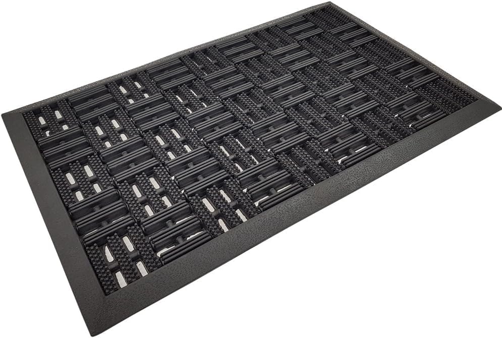 DILUMA Fussmatte Matador 45x75 cm Outdoor Schmutzfangmatte Fussabstreifer Fussabtreter aus Gummi für