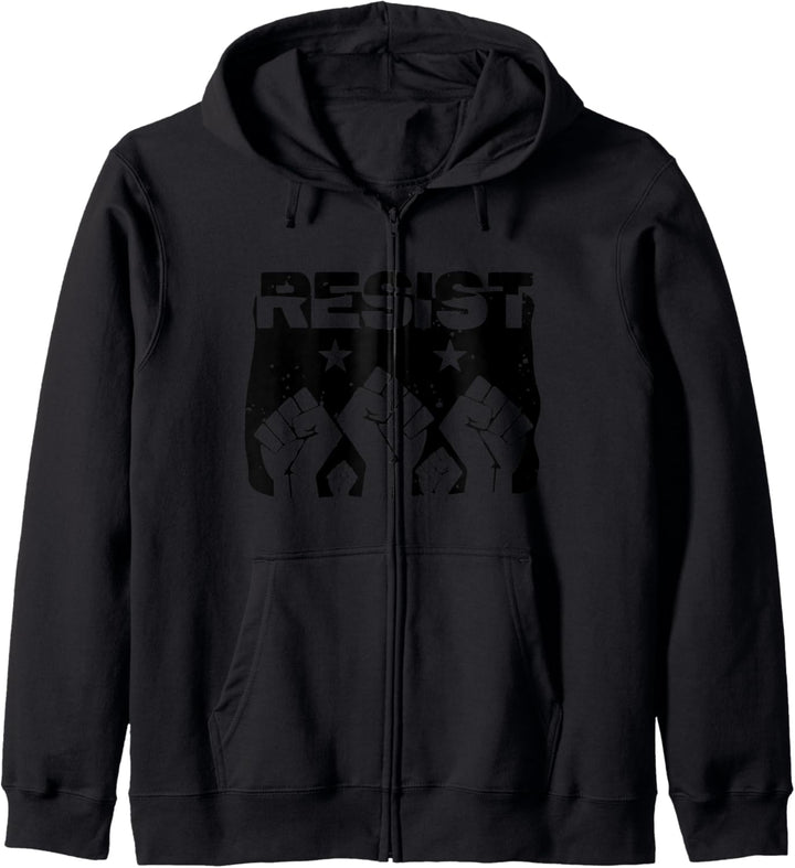 Pride Resist Revolution Fist Political Resistance Black Kapuzenjacke