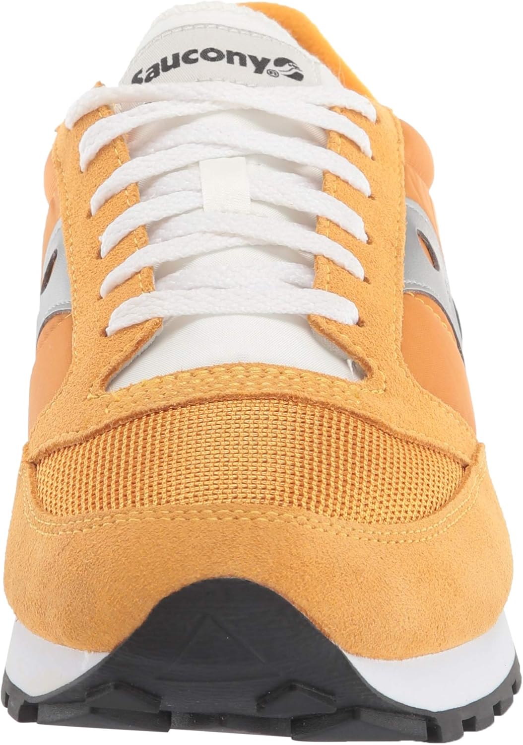 Saucony Jazz Original Vintage Herren Sportschuhe 47 EU Gelb Weiss Silber, 47 EU Gelb Weiß Silbe