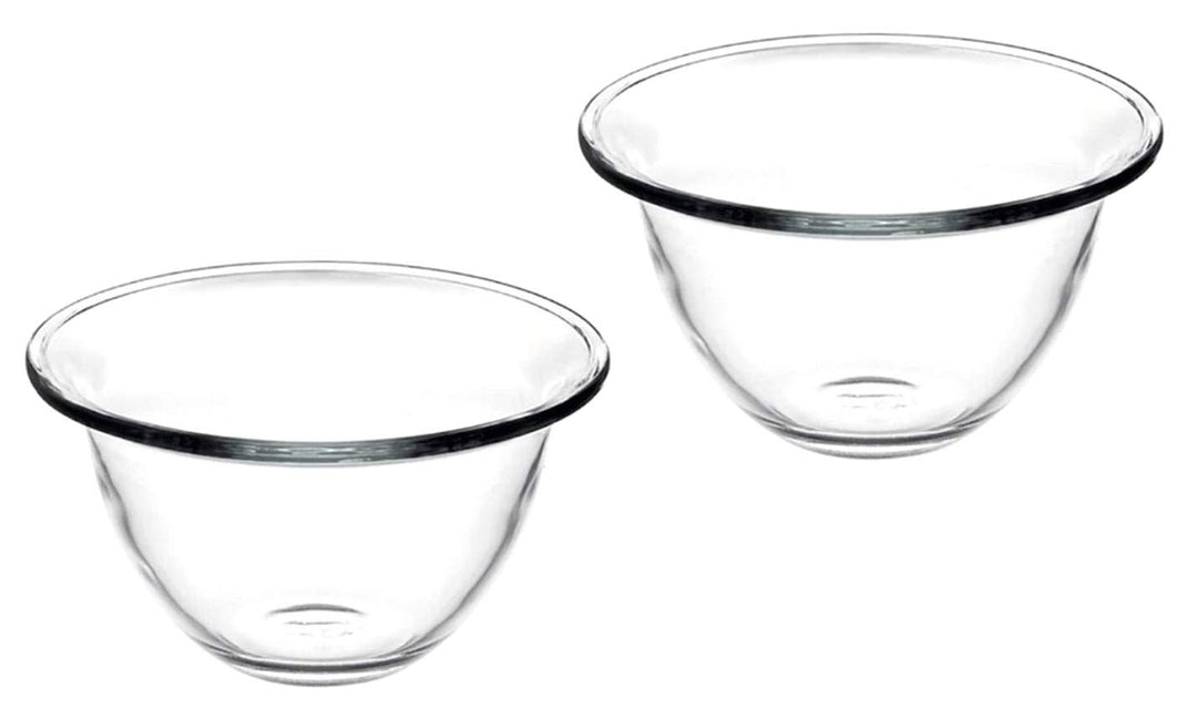 Borcam Glasschale 17cm - 2er Set - aus hitzebeständigem Glas