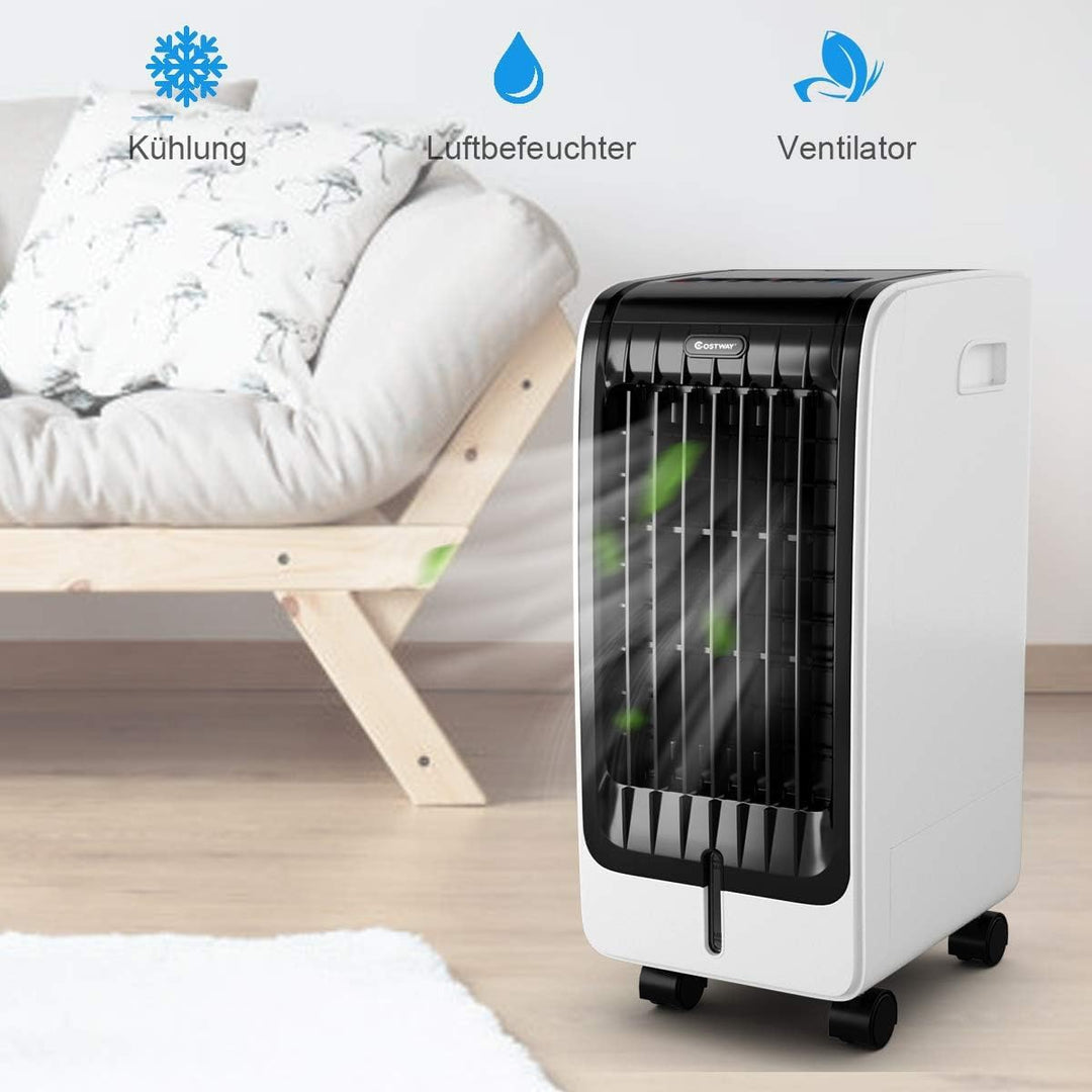 COSTWAY mobile Klimaanlage ohne Abluftschlauch Luftkühler Ventilator | 3 in 1 Klimagerät Luftreinige