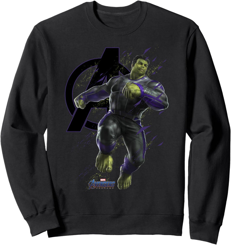 Marvel Avengers: Endgame Hulk Logo Portrait Sweatshirt