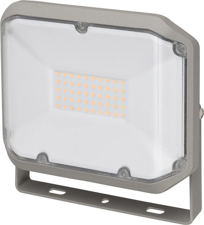 Brennenstuhl LED Strahler AL 3050 (30W, 3110lm, 3000K, IP44, LED Fluter zur Wandmontage mit warmweis