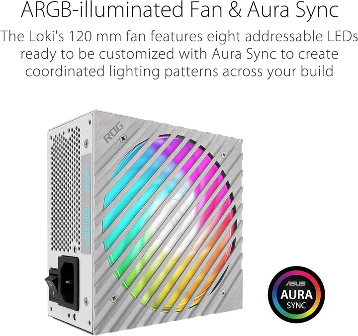 ASUS ROG Loki SFX-L 850W Platinum Netzteil (Vollmodulares Netzteil, 80+ Platinum, Lambda A Zertifizi
