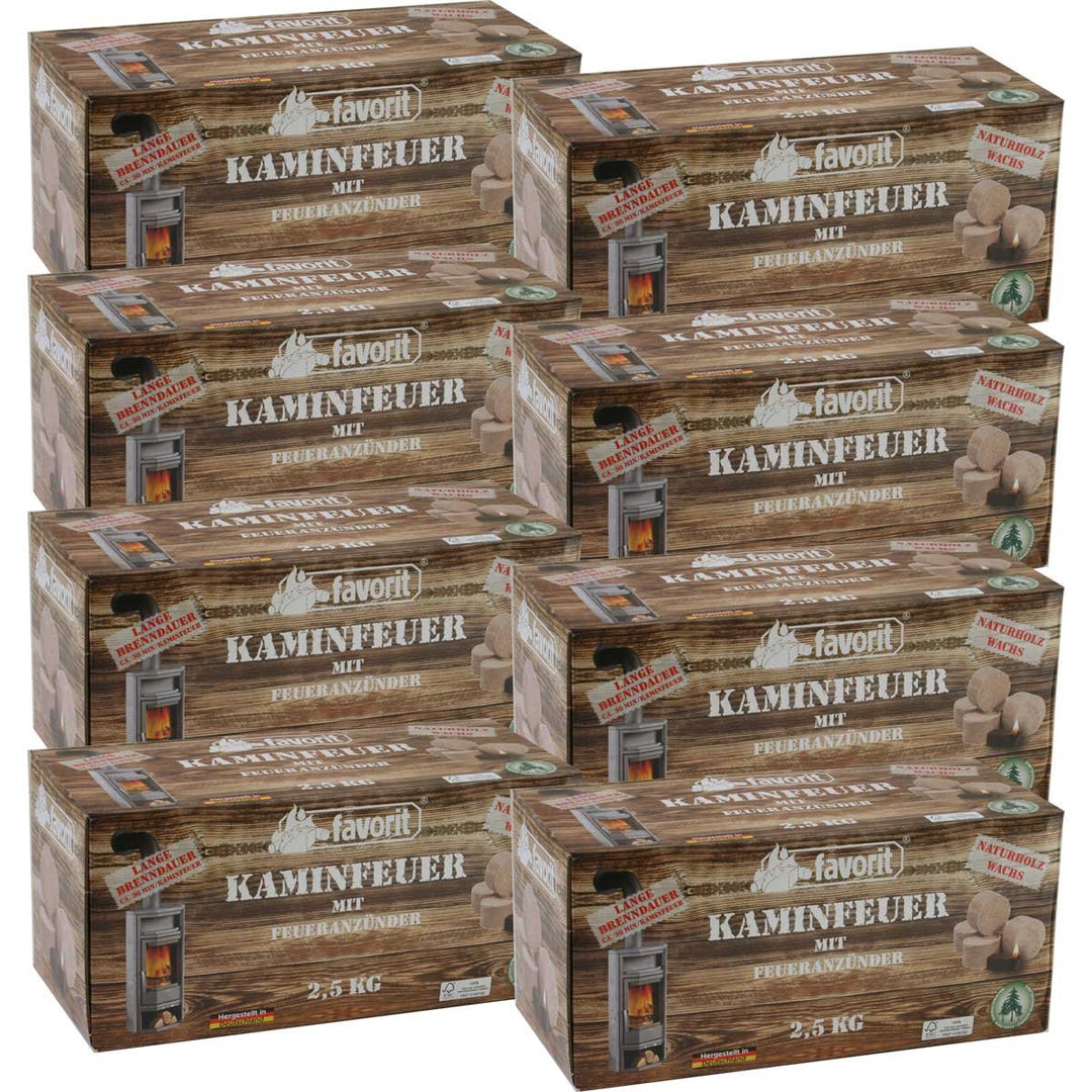 Kaminfeuer Jumbo Anzünder Favorit 20 kg Kaminanzünder Grillanzünder Ofenanzünder