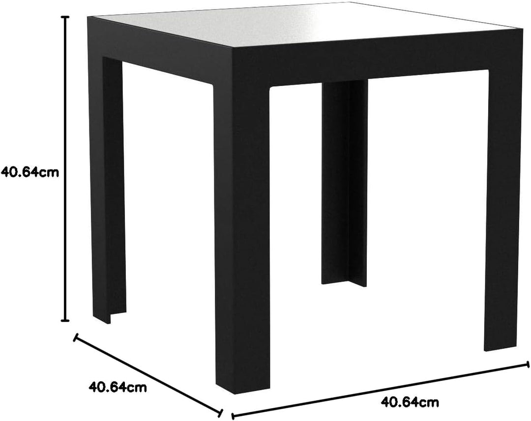 Kartell Jolly Tisch, Schwarz glänzend Nero Lucido, Nero Lucido