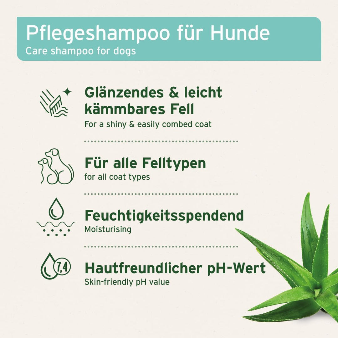 AniForte Fellharmonie Hundeshampoo Sensitiv mit Aloe Vera 200ml – Für leicht kämmbares Fell & Vitale