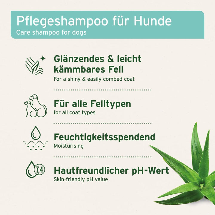 AniForte Fellharmonie Hundeshampoo Sensitiv mit Aloe Vera 200ml – Für leicht kämmbares Fell & Vitale