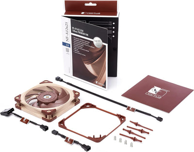 Noctua NF-A12x25 ULN, Ultra Leiser Silent-Lüfter, 3-Pin (120mm, Braun)