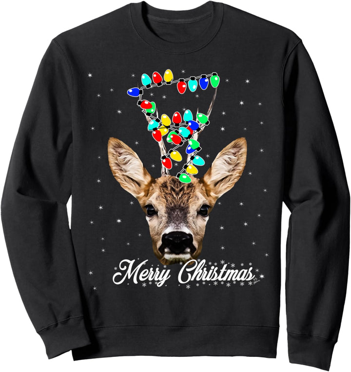 Weihnachts ugly christmas sweater outfit Reh Weihnachts Sweatshirt