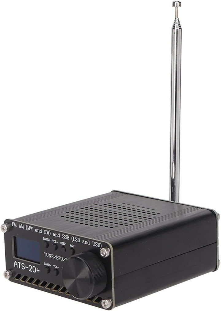 ATS 20+ Funkempfänger FM AM MW & SW SSB (LSB und USB) All-Band-Funkempfänger, 0,96-Zoll-LCD-Bildschi