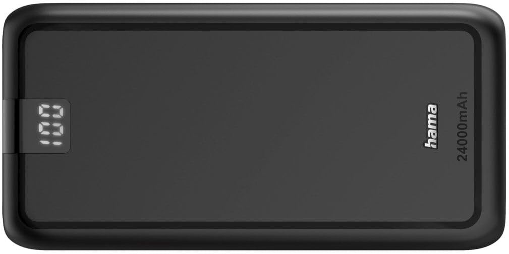 Hama Powerbank Performance 24 24000mAh (externer Akku mit 1x USB C + 2X USB A, Power Pack Zertifizie