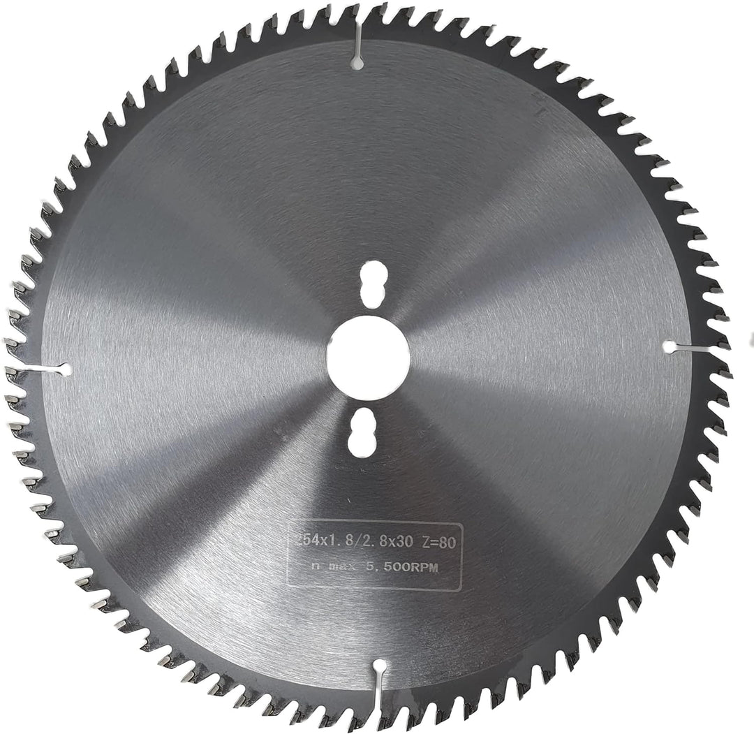 jjw-germany HM-Kreissägeblätter 254 x 30 negativer Spanwinkel für Kappsägen in Industriequalität… (2
