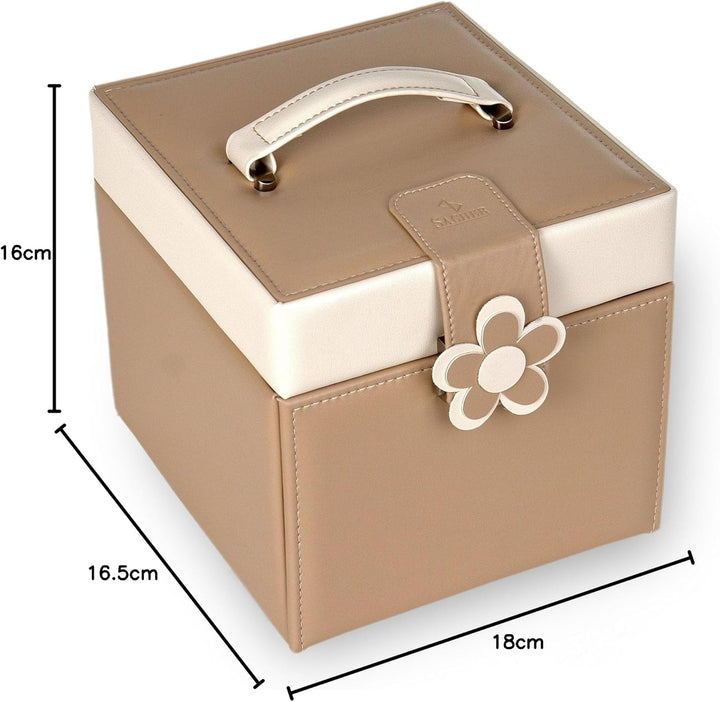 SACHER Schmuckkasten Erika bella fiore/beige, Beige