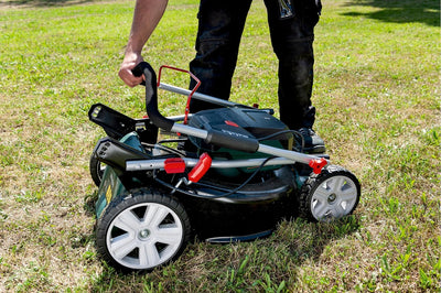 Metabo Akku-Rasenmäher mit Mulchfunktion RM 36-18 LTX BL 46 (601606650) für grosse Flächen im Garten